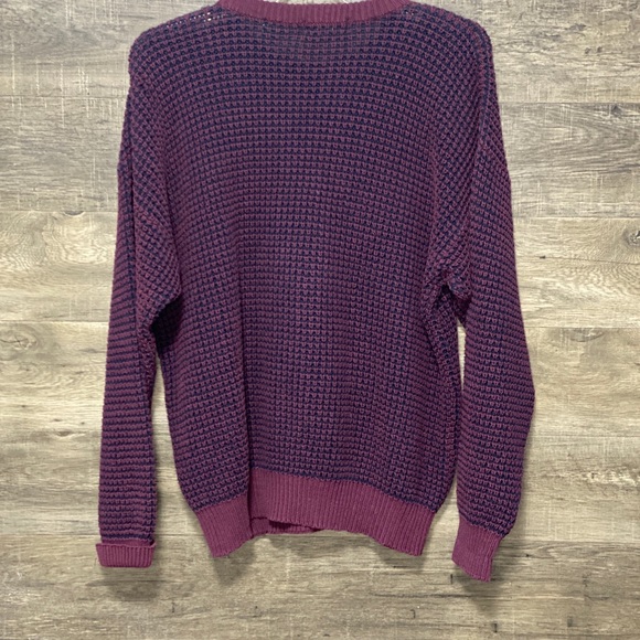 Men’s XXL Burgundy & Navy Clay Sweater - Picture 2 of 4